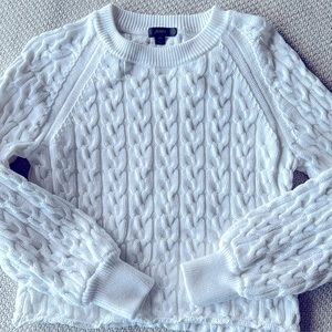 J Crew cotton sweater.  True White.